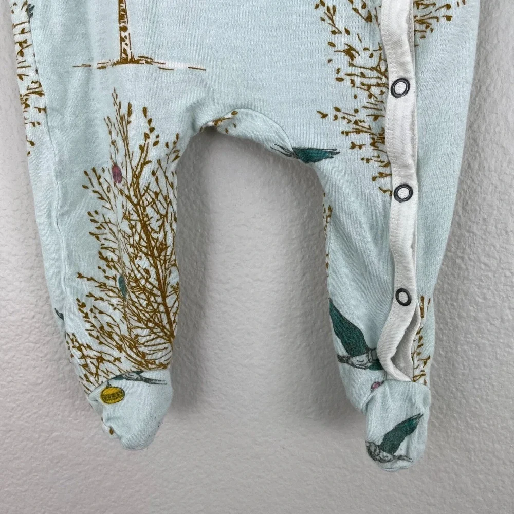 Milkbarn Baby 3-6 Month Footed One Piece Snap Closure Pajamas